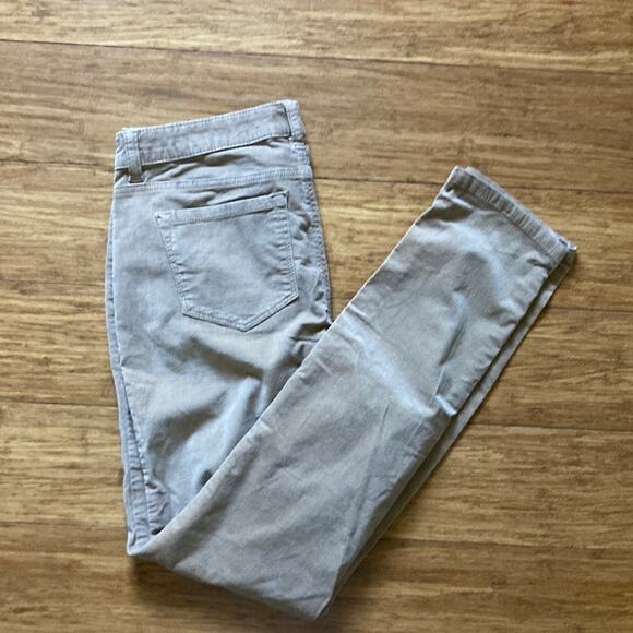 Madison Light Brown Corduroy Skinny Pants, Size 4 - Picture 1 of 7